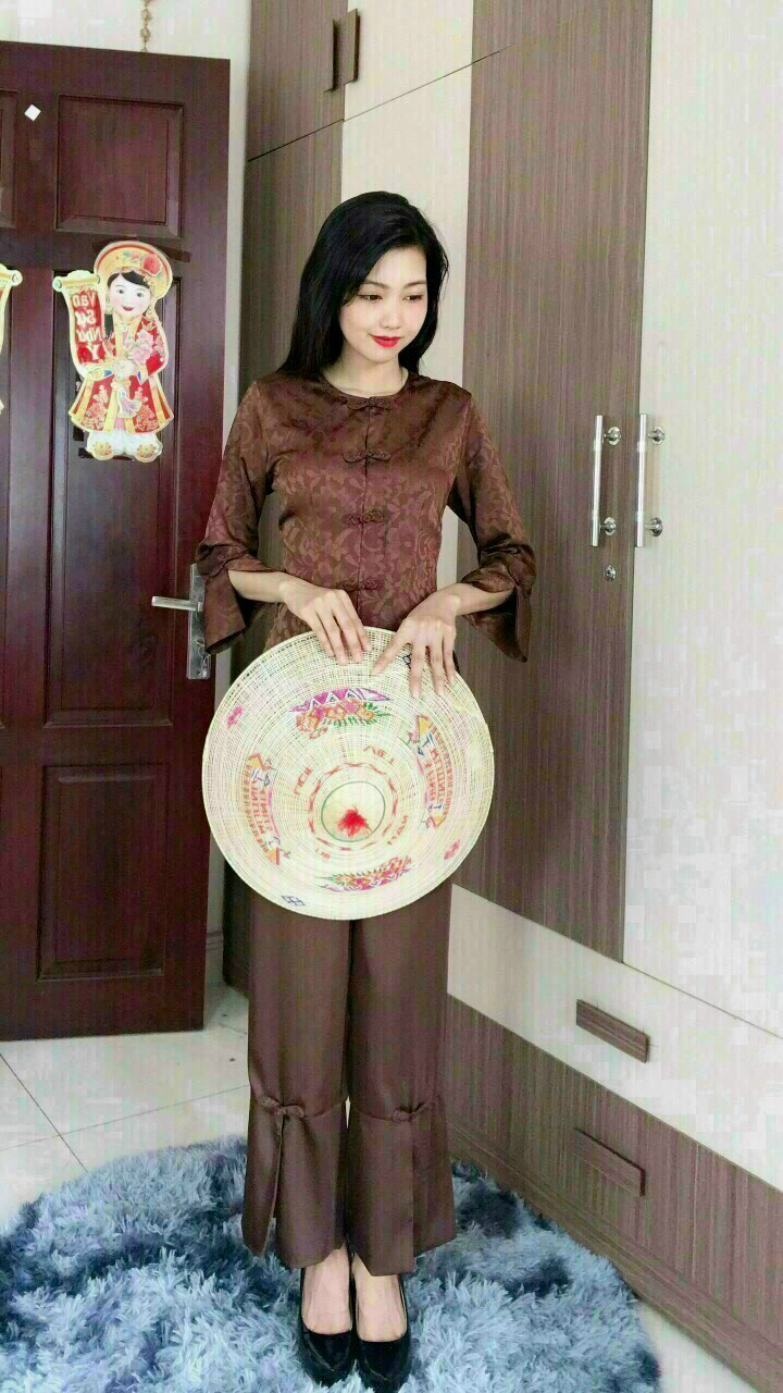 Bà ba cách tân cao cấp (nâu)